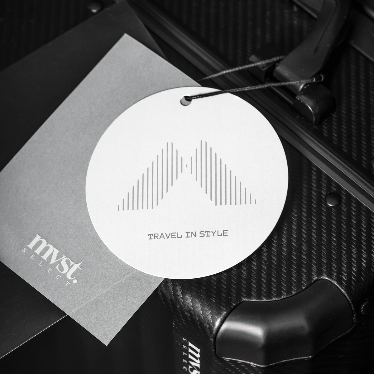 SPACE Aluminum Suitcase Black
