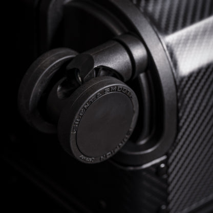 SPACE Aluminum Suitcase Black