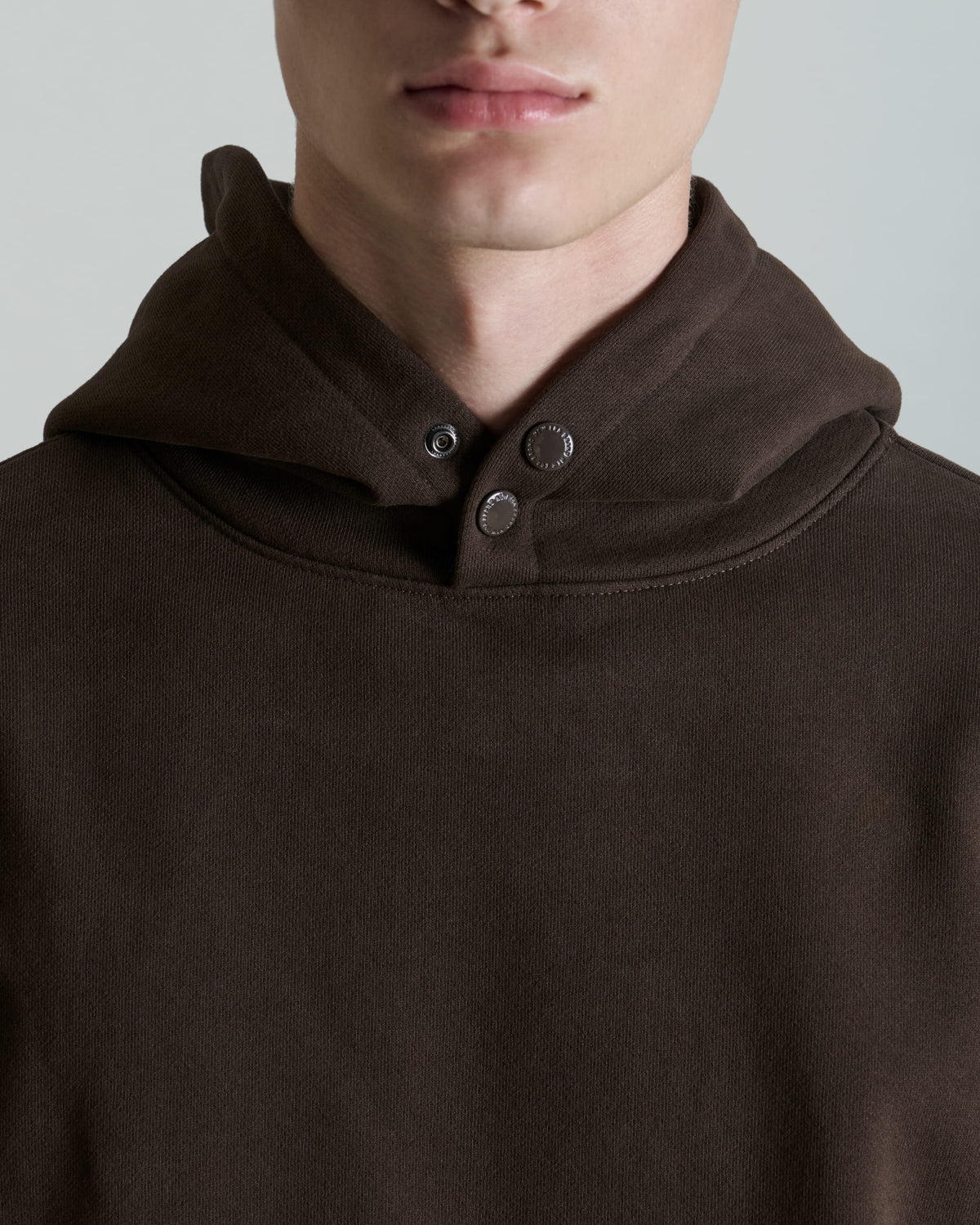 Amherst Corporal Walnut Snap Hoodie
