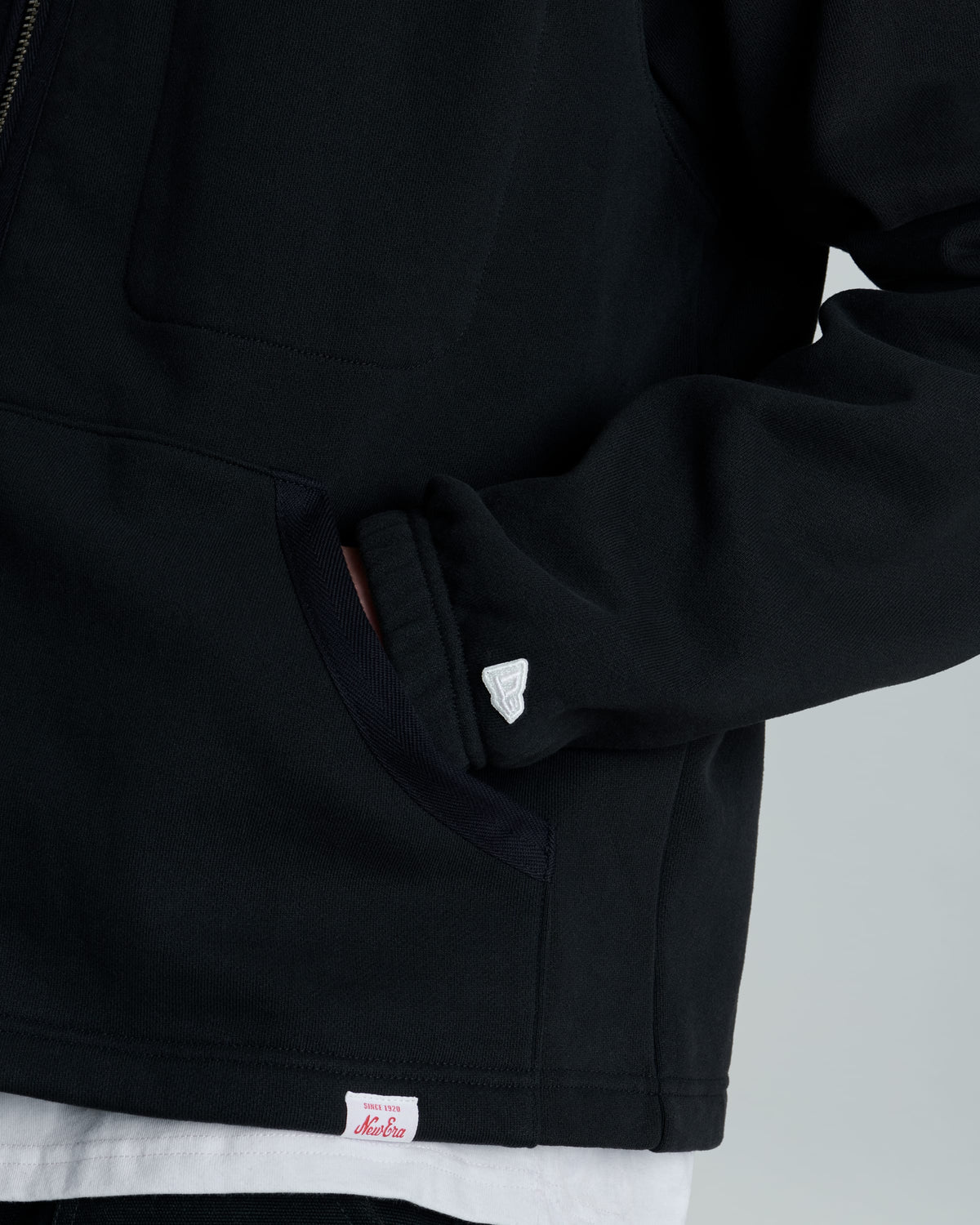 Albright Black Zip Cardigan