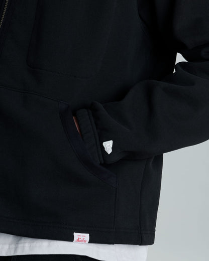 Albright Black Zip Cardigan