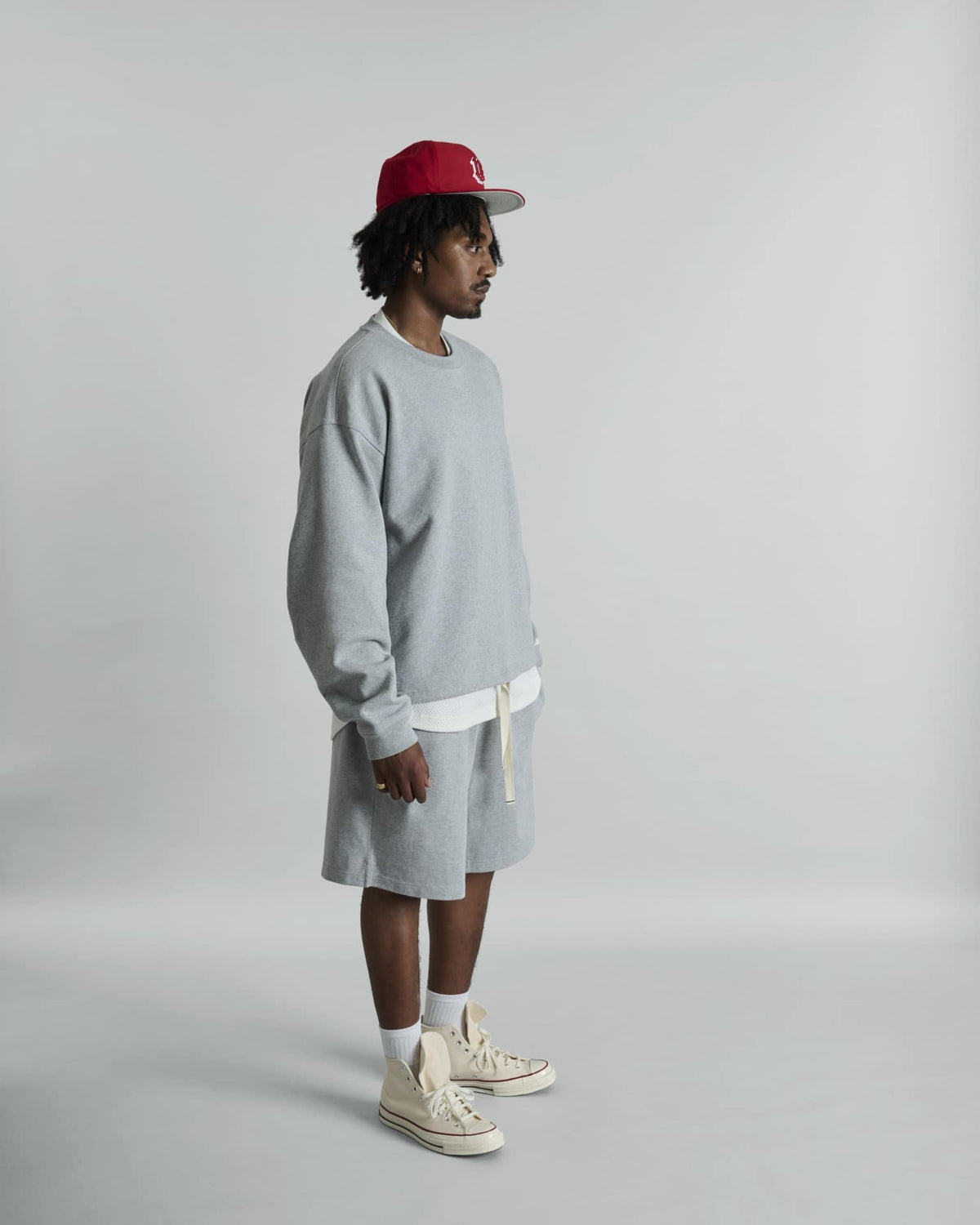 Alden Heather Gray Crewneck
