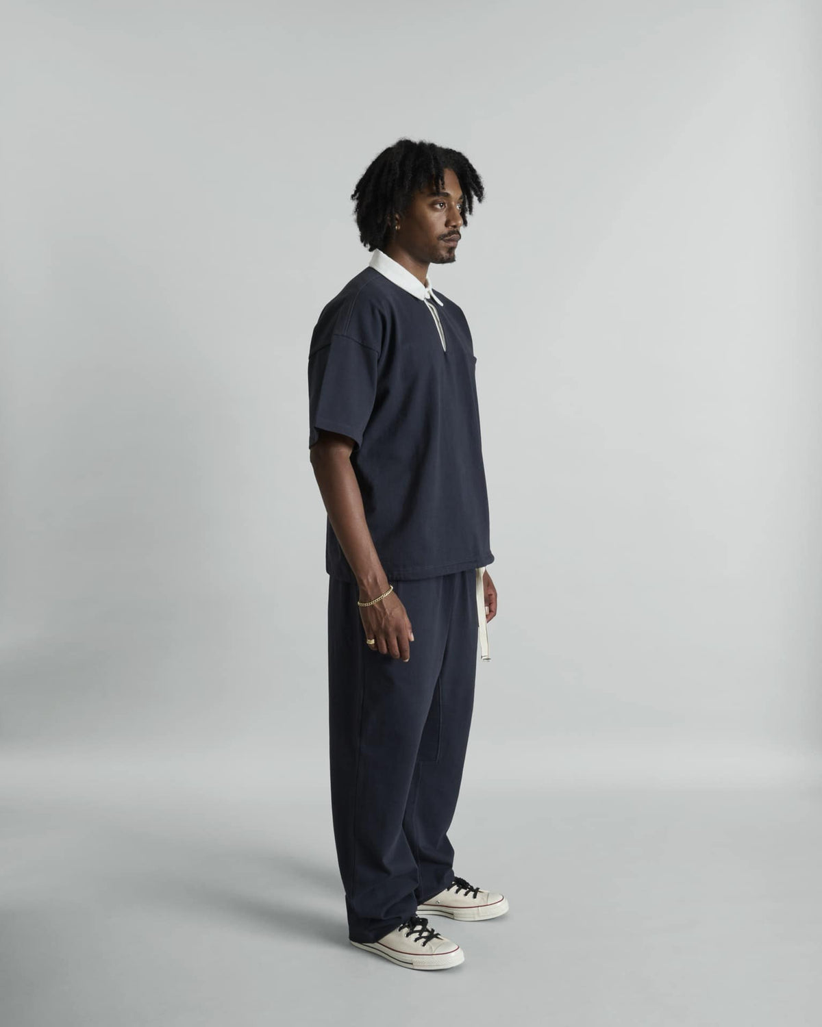 Alden Navy Rugby Shirt