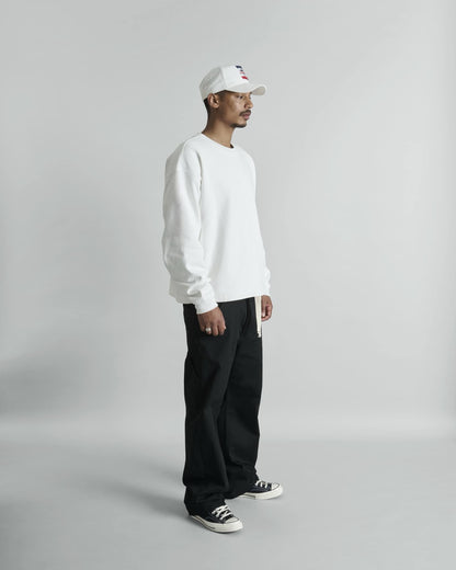 Alden College White Crewneck