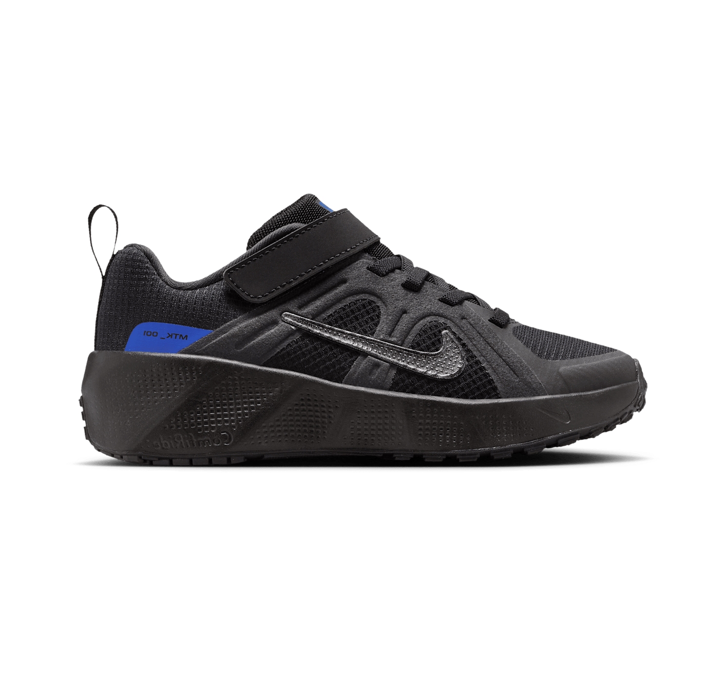 Nike Kids' Metro Tek Shoes - Black / Off-Noir / Racer Blue / Metallic Black