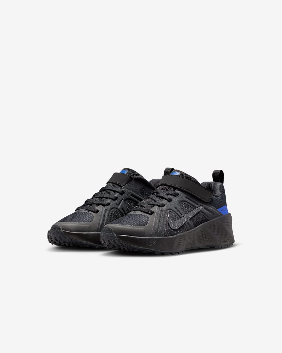 Nike Kids' Metro Tek Shoes - Black / Off-Noir / Racer Blue / Metallic Black
