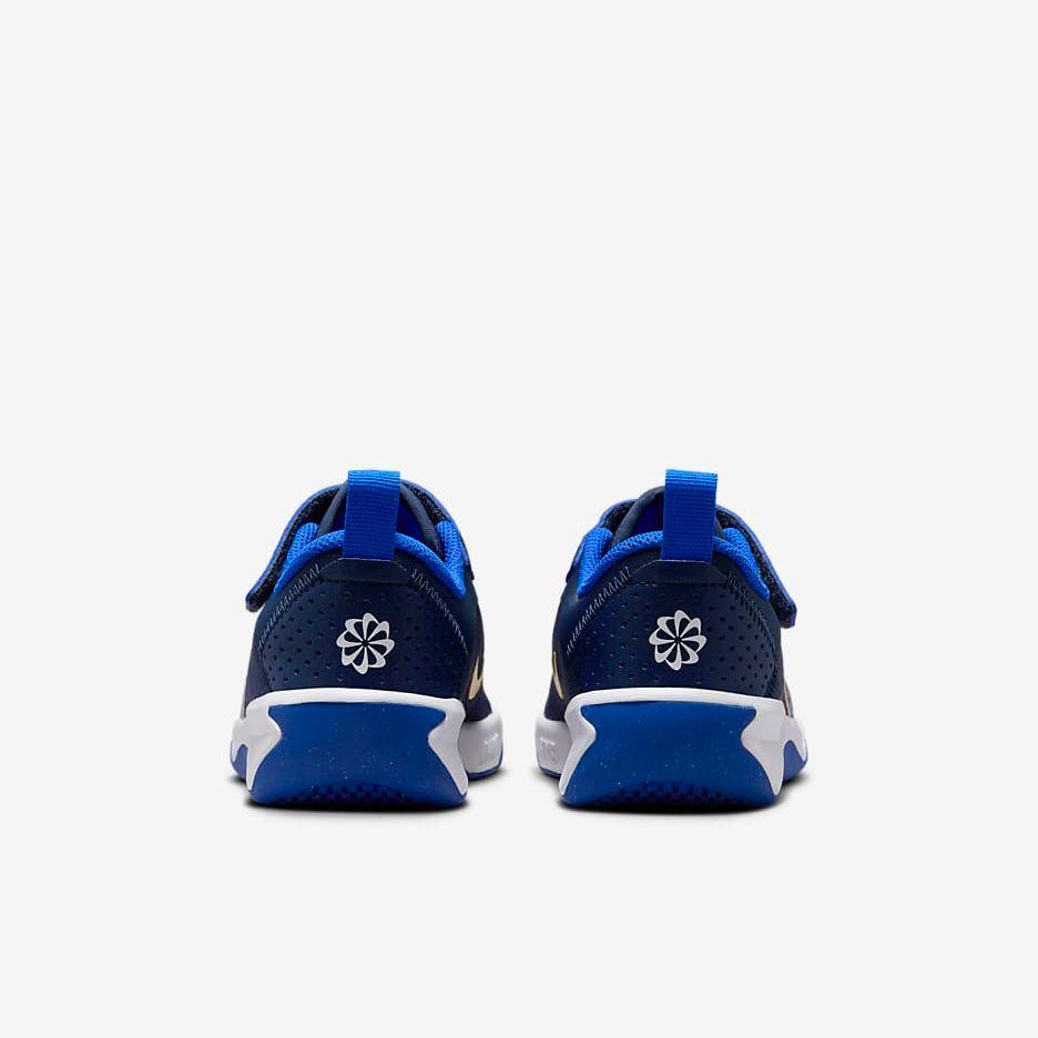 Nike Kids' Omni Multi Court Shoes - Midnight Navy / Saturn Gold / White / Hyper Royal