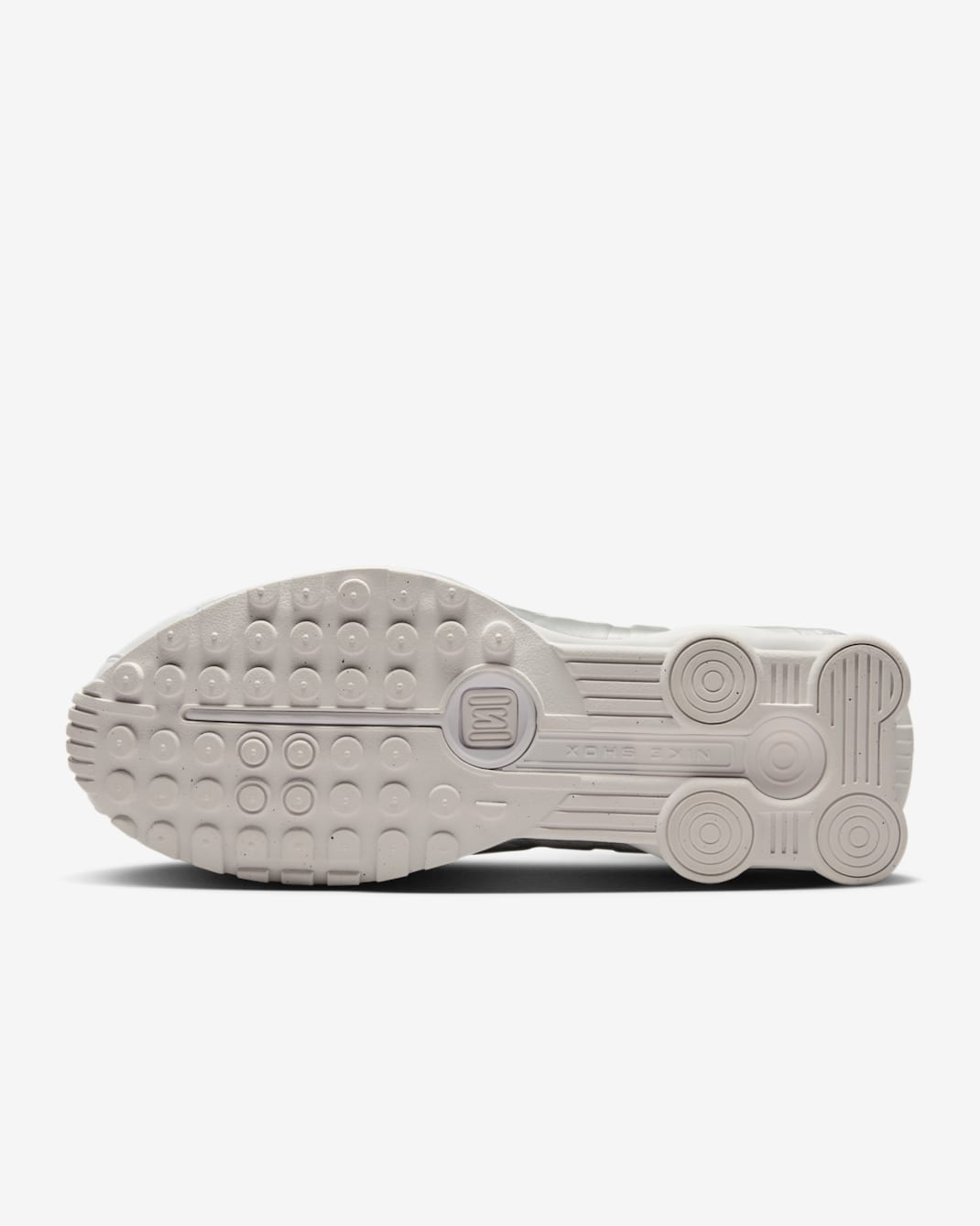 Nike Men's Nike Shox R4 Shoes - White / Bright Crimson / Metallic Silver