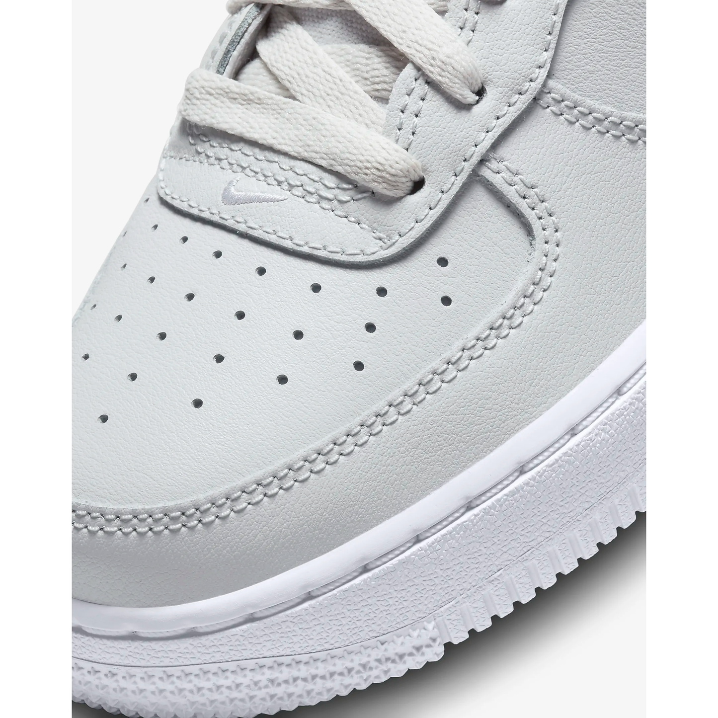 Nike Kids' Air Force 1 LV8 Shoes - Photon Dust / Black / Chlorophyll / White