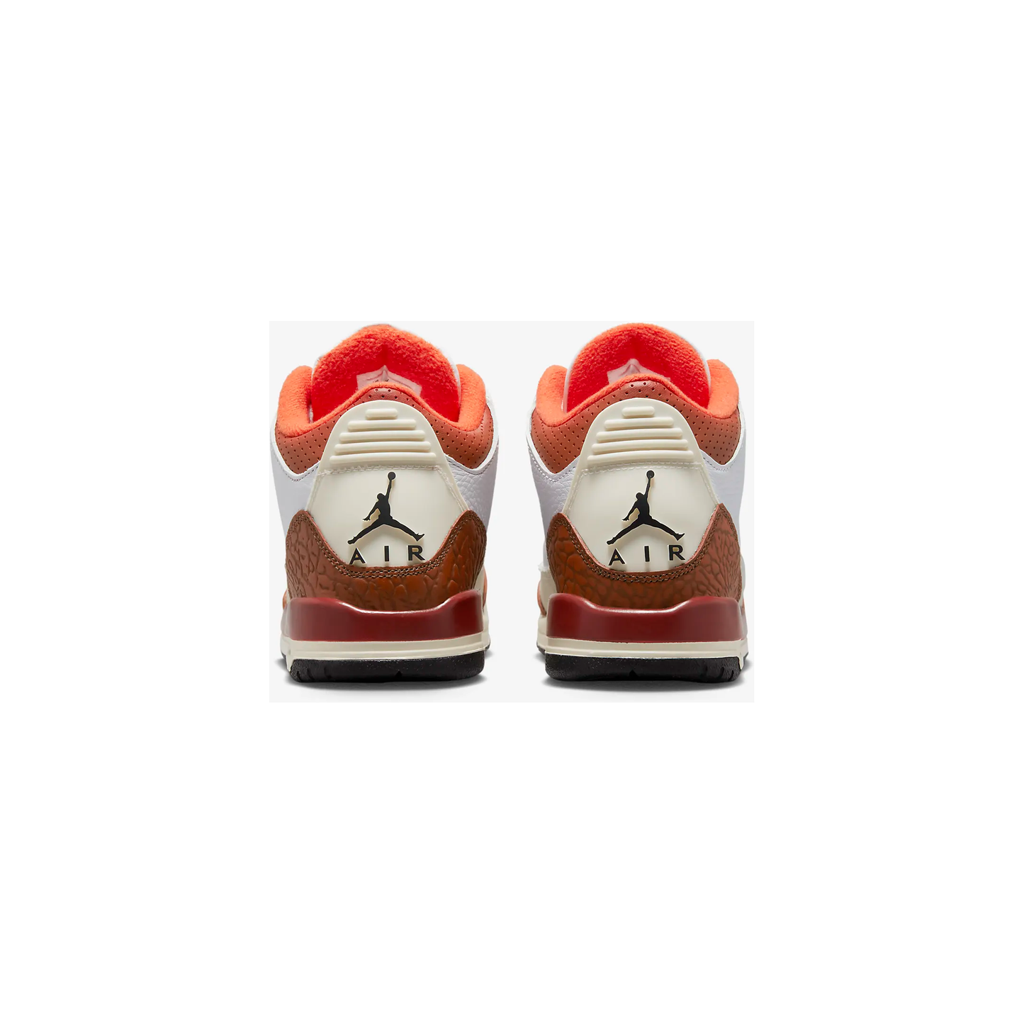 Nike Kids' Air Jordan 3 Retro SE Shoes - White / Mars Stone / Team Orange / Black