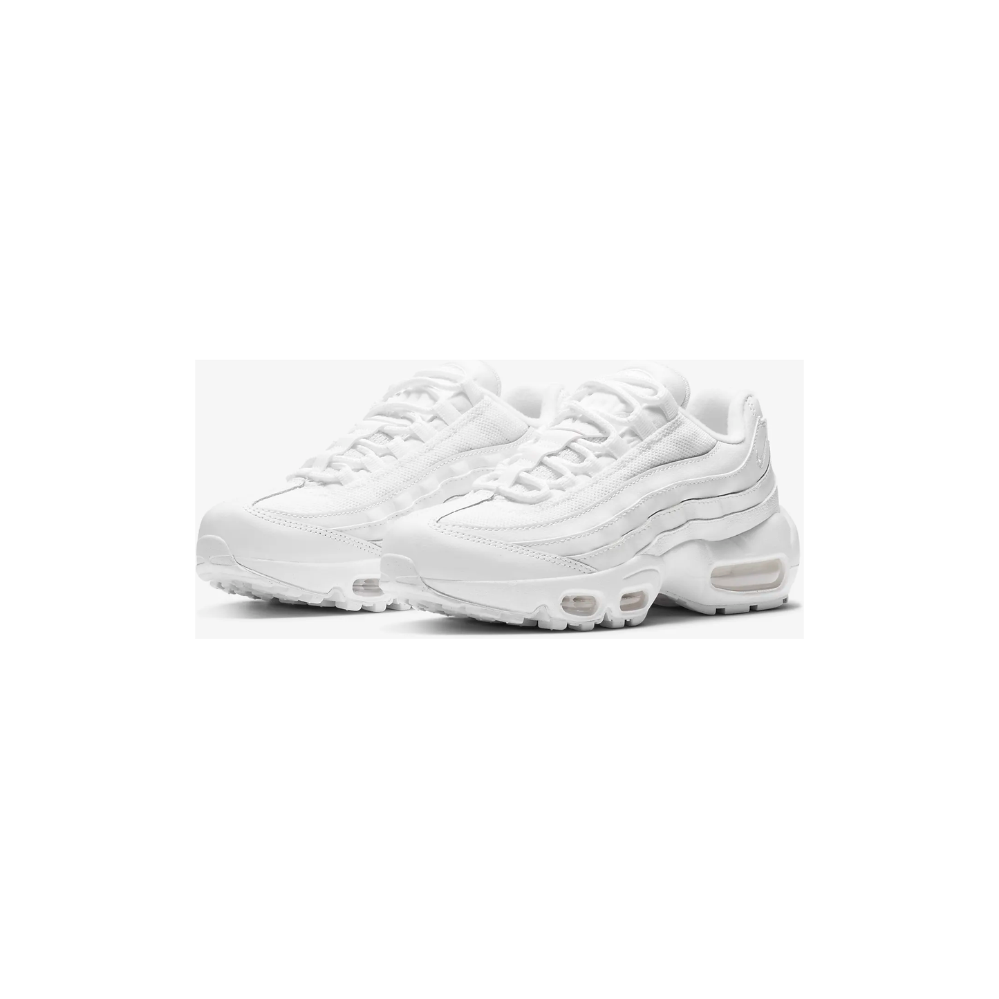 Nike Kids' Air Max 95 Recraft Shoes - All White