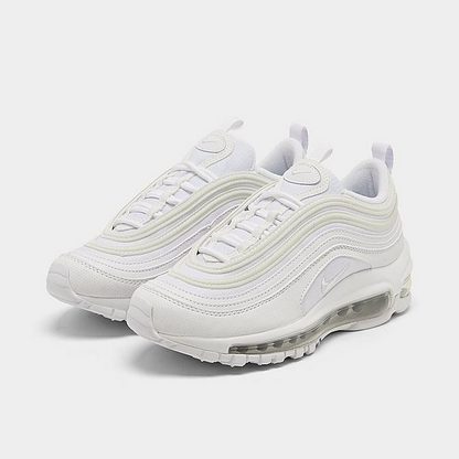 Nike Kids' Air Max 97 Casual Shoes - White / Metallic Silver