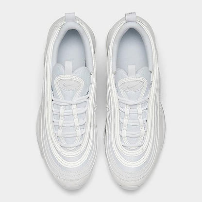 Nike Kids' Air Max 97 Casual Shoes - White / Metallic Silver