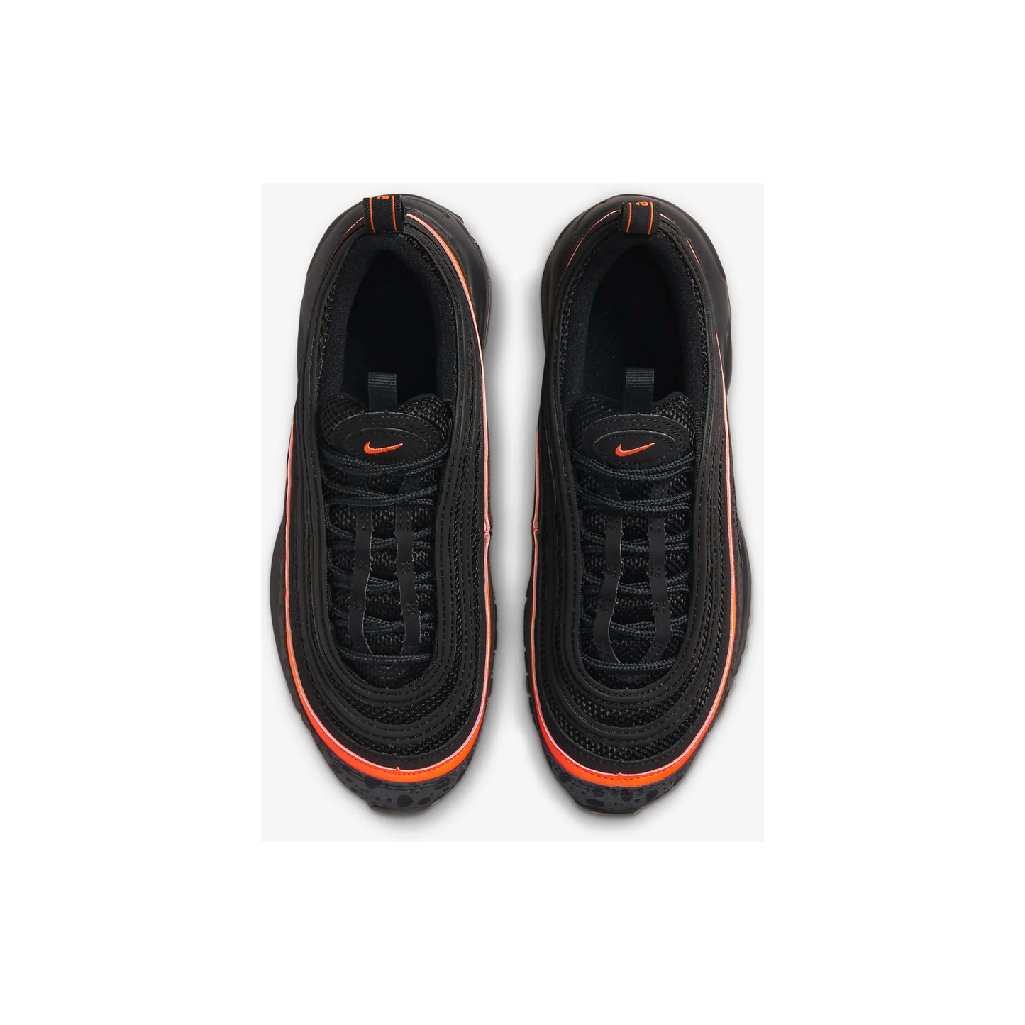 Nike Kids' Air Max 97 Shoes - Black / Safety Orange