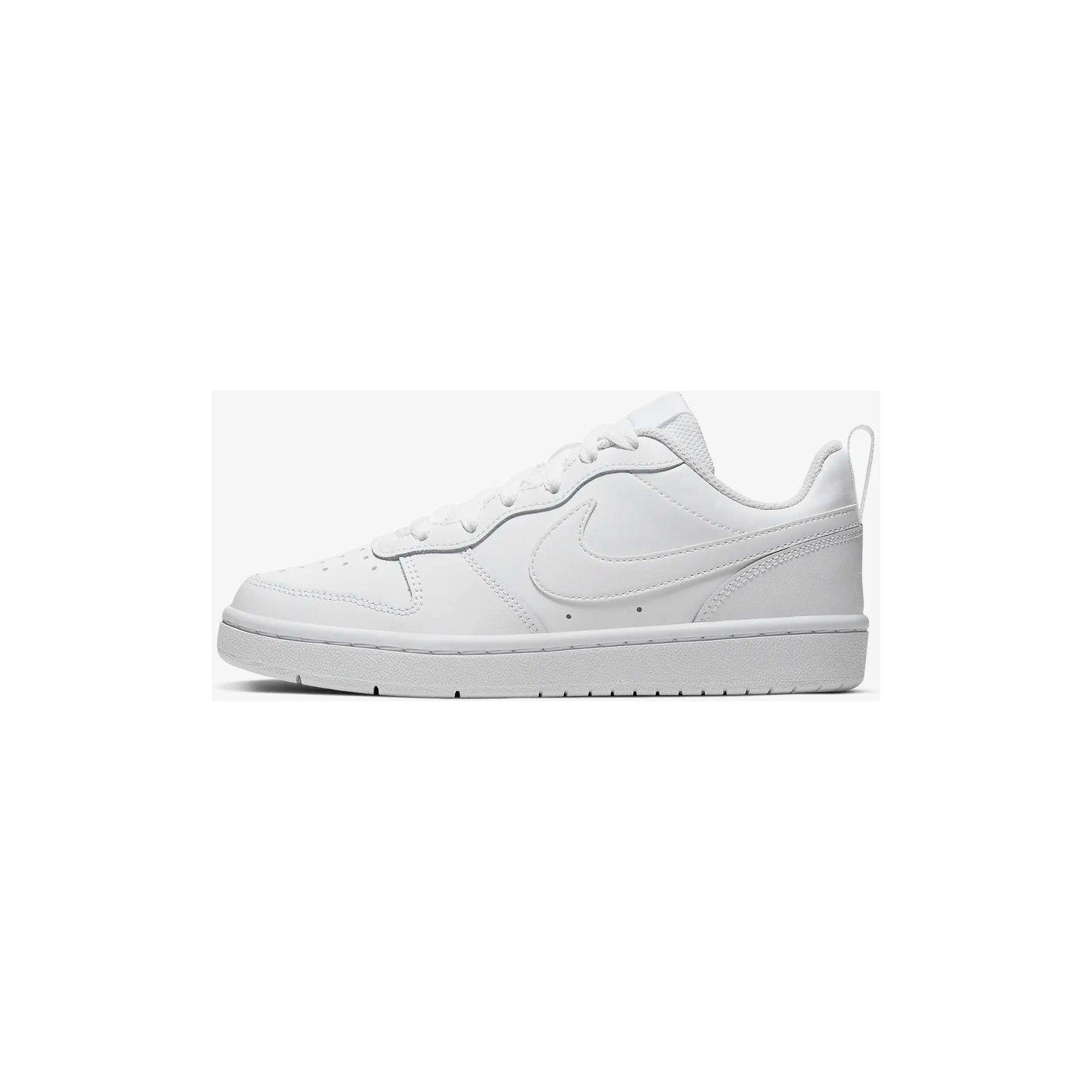 Nike Kids' Court Borough Low 2 Shoes - All White