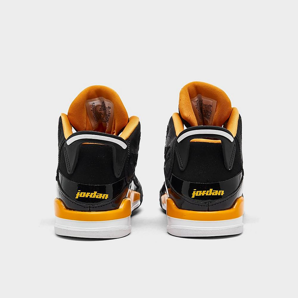 Nike Kids' Jordan Dub Zero Shoes - Black / Taxi Yellow / White / Icy Blue