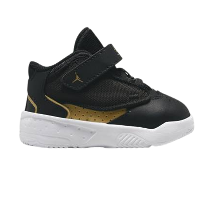Nike Kids' Jordan Max Aura 4 TD Shoes - Black / Metallic Gold / White