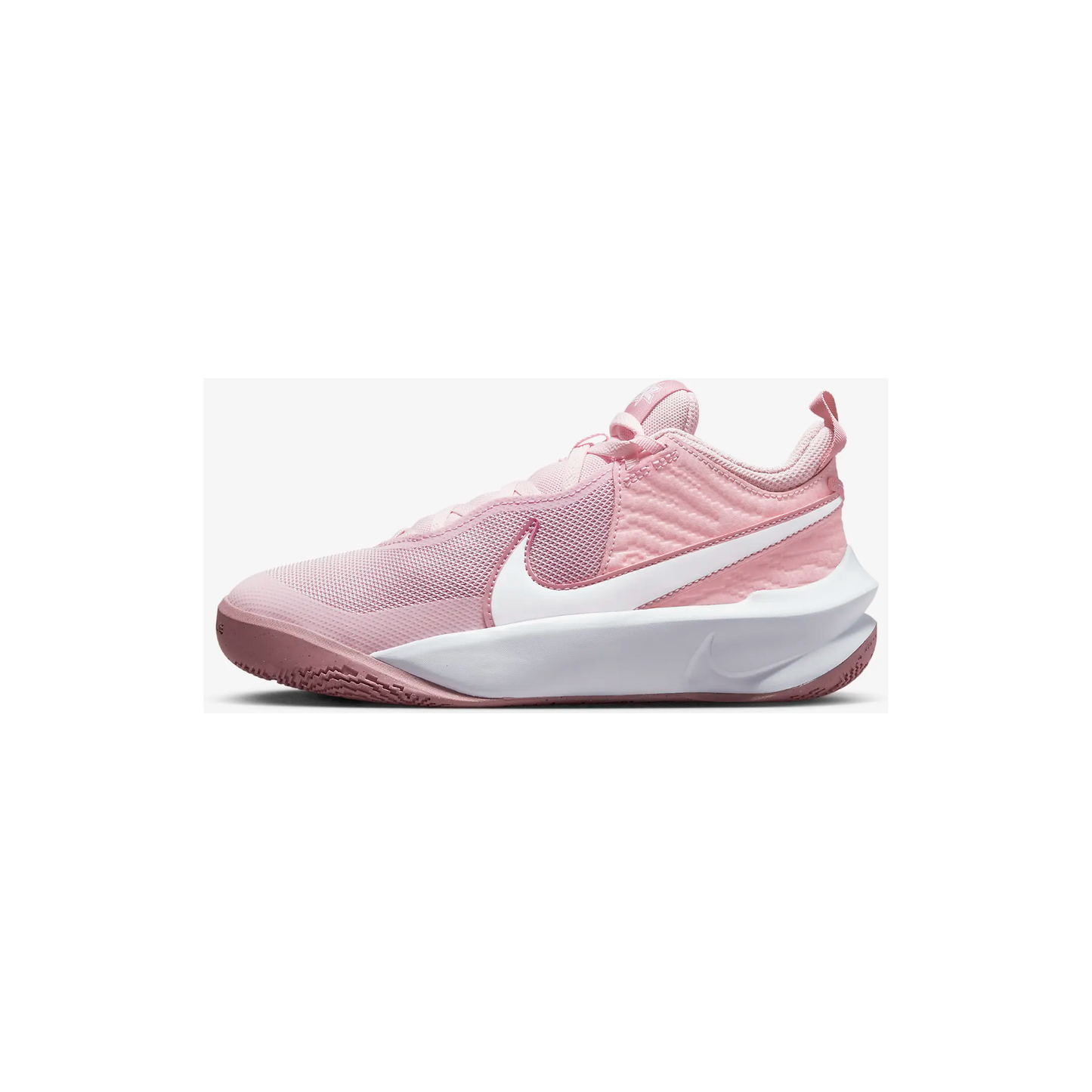 Nike Kids' Team Hustle D 10 Shoes - Pink Foam / Medium Soft Pink / Elemental Pink / White