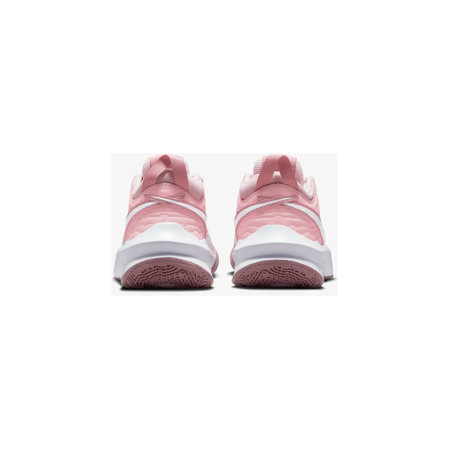 Nike Kids' Team Hustle D 10 Shoes - Pink Foam / Medium Soft Pink / Elemental Pink / White