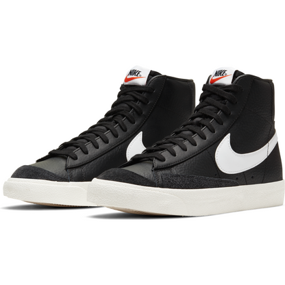 Nike Men's Blazer Mid '77 Vintage Shoes - Black / Sail