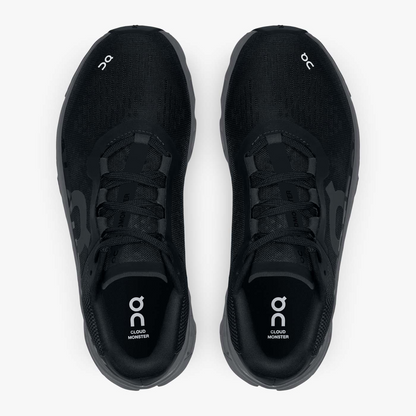 On Running Women's Cloudmonster Shoes - Black / Magnet