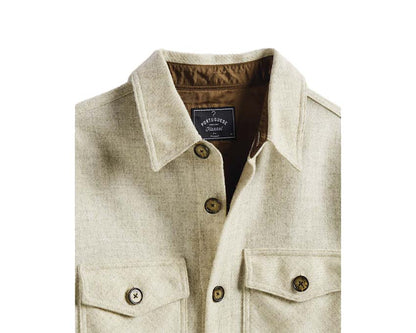 Portuguese Flannel Wool Field Overshirt