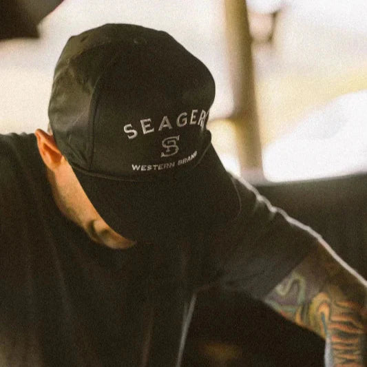 Seager Branded Snapback- Black