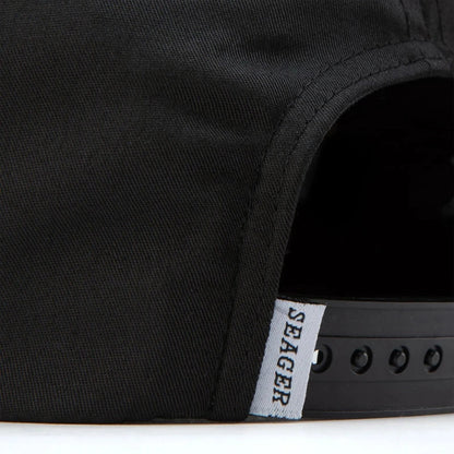 Seager Branded Snapback- Black