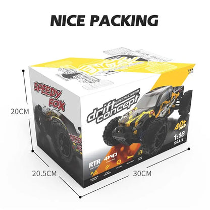1/18 Scale 4WD Brushless High Speed Off-Road Climbing Waterproof Drift RC Car RTR