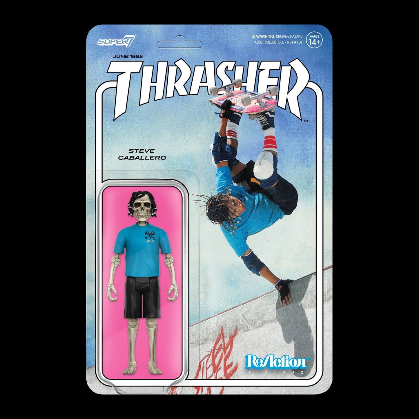 Powell Peralta ReAction Figure - Steve Caballero (Thrasher)