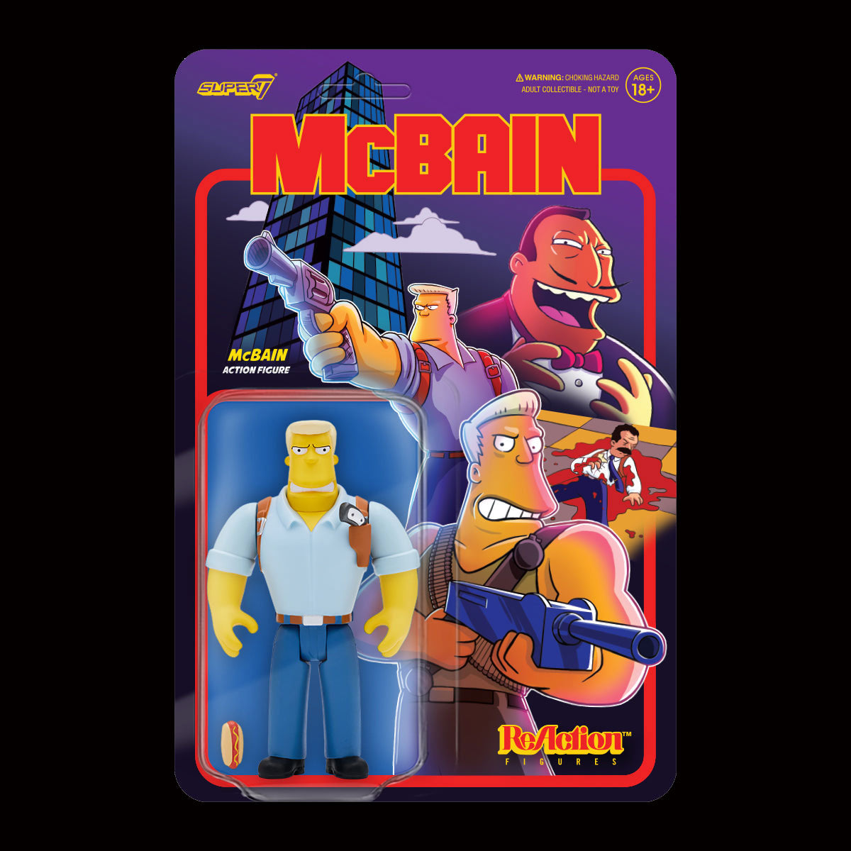 The Simpsons ReAction Wave 1 McBain - McBain