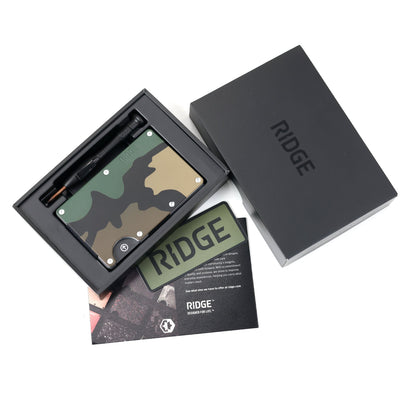 TD x illpro x Ridge Wallet -  M81 Woodland Edition
