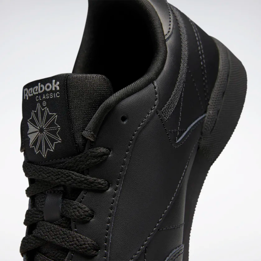 Reebok Kids' Club C GS Shoes - Black / Charcoal