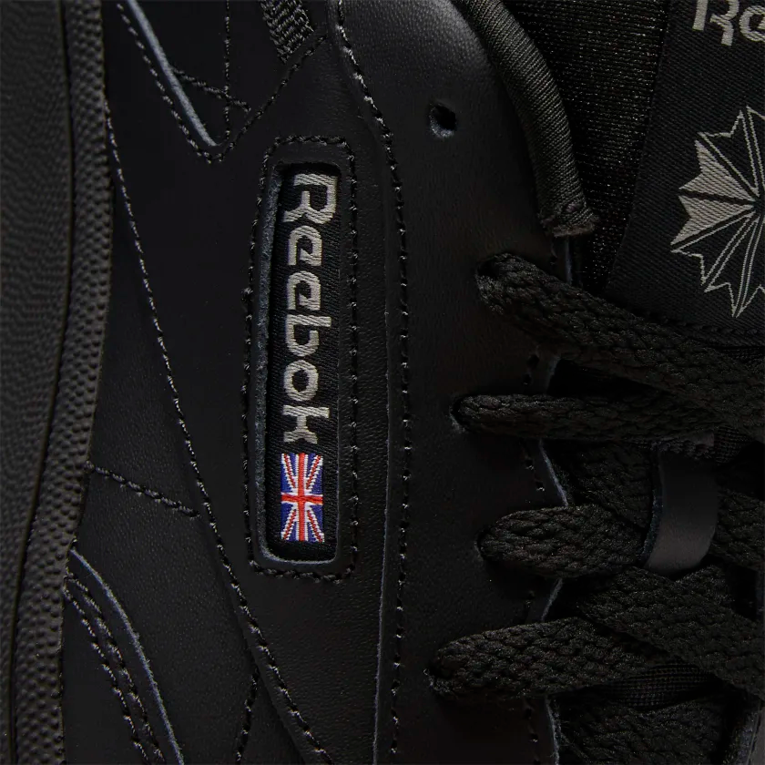 Reebok Kids' Club C GS Shoes - Black / Charcoal