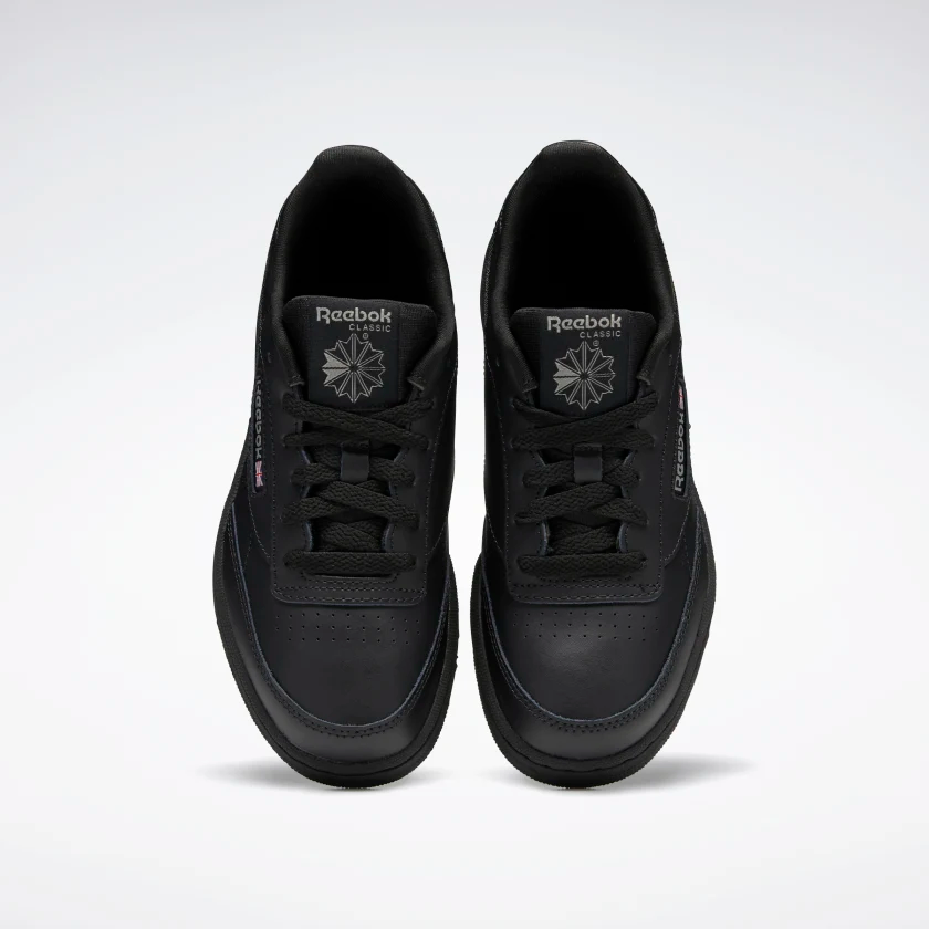 Reebok Kids' Club C GS Shoes - Black / Charcoal