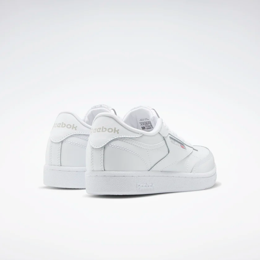 Reebok Kids' Club C Shoes - White / Sheer Grey