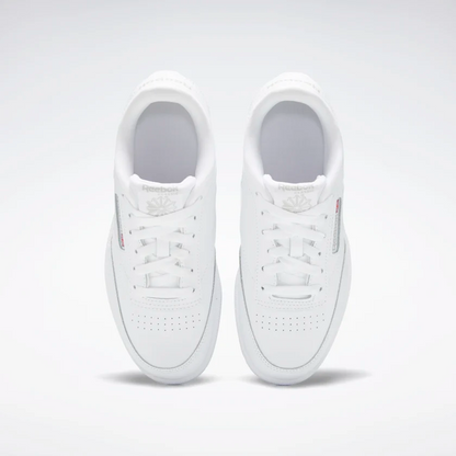 Reebok Kids' Club C Shoes - White / Sheer Grey