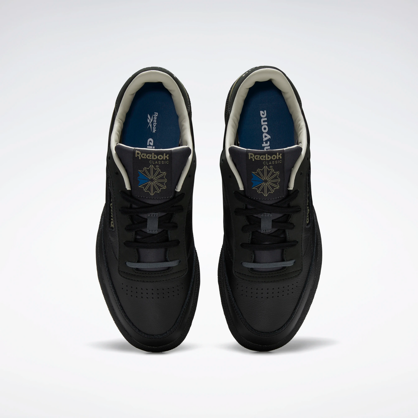 Reebok Men's Club C 85 Shoes - Black / Khaki / The Blues