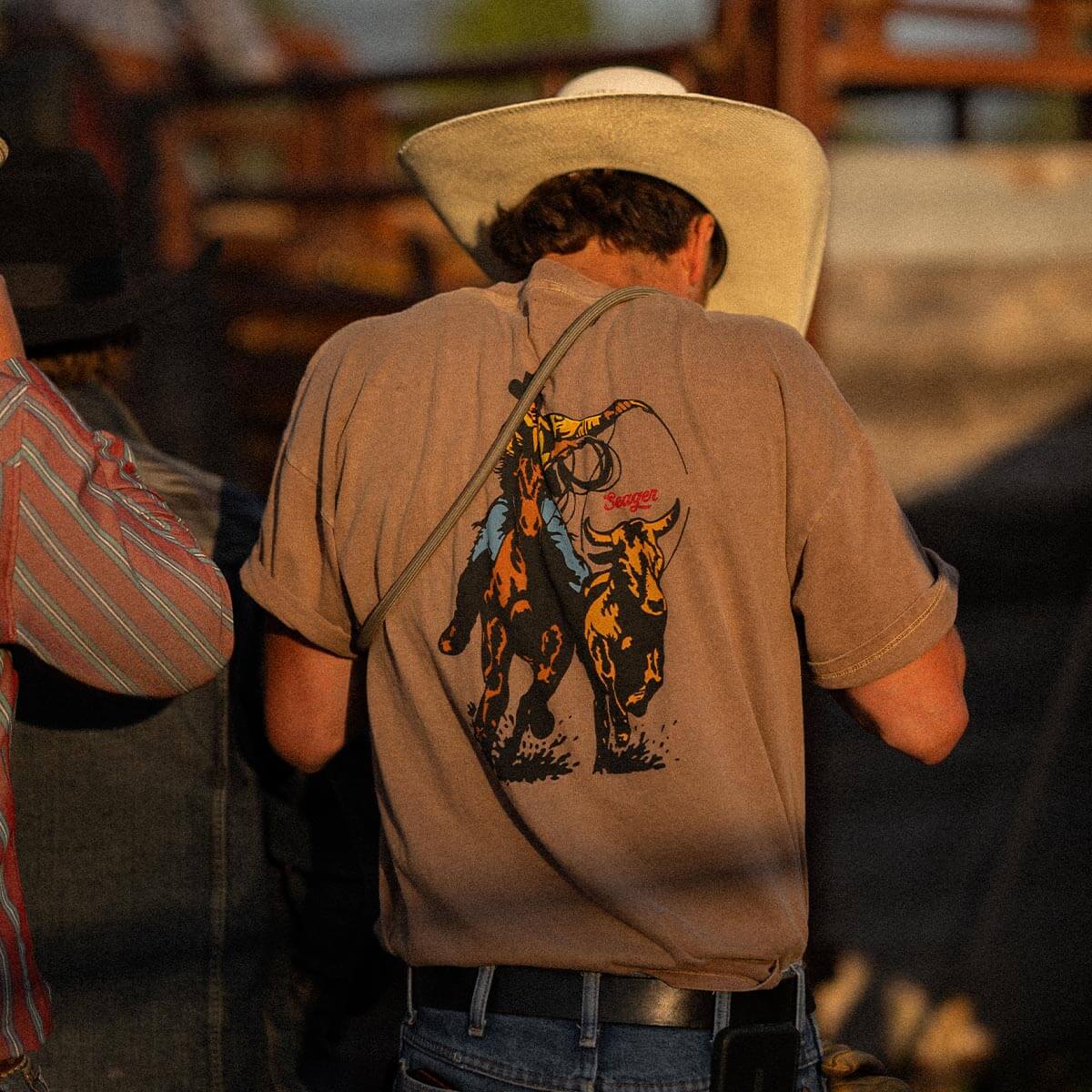 Seager Premium Rodeo Series Tee - Pigment Brown