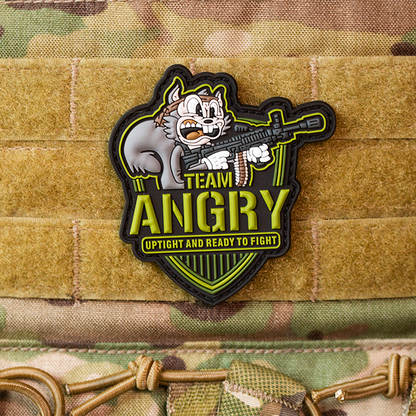 Team Angry Squirrel Shield Patch