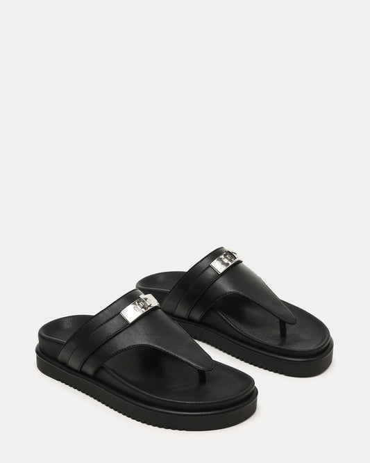 TIBBY BLACK LEATHER