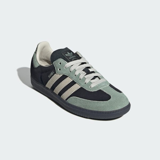 Adidas Women's Samba Og Shoes - Core Black / Alumina / Silver Green