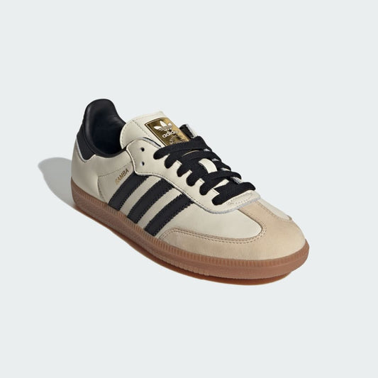 Adidas Women's Samba Og Shoes - Cream White / Core Black / Sand Strata