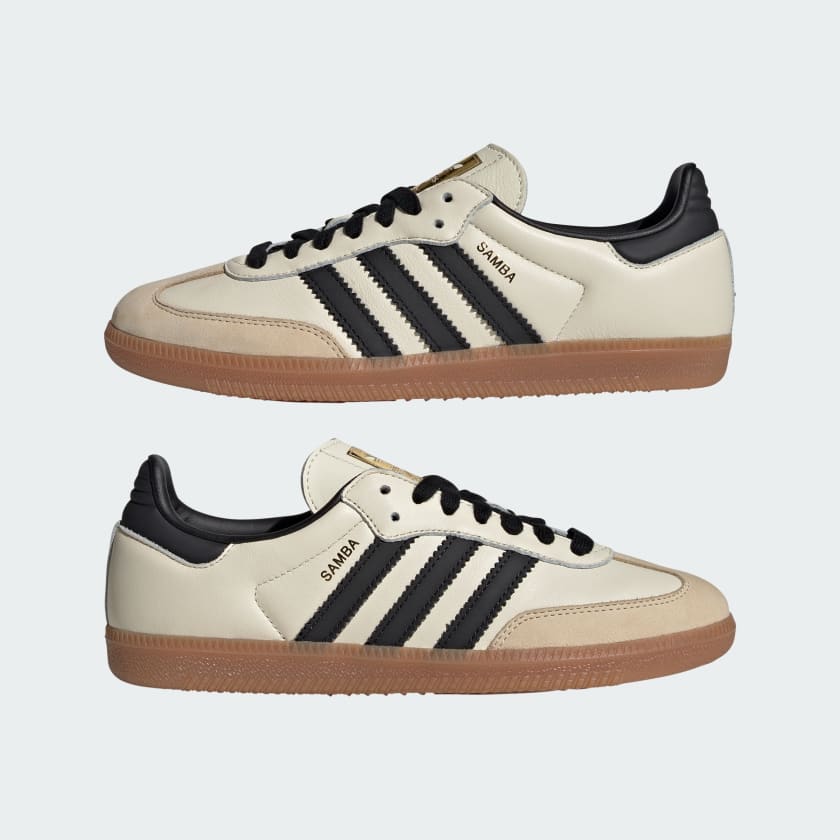 Adidas Women's Samba Og Shoes - Cream White / Core Black / Sand Strata