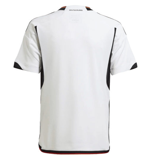Adidas Germany 2022 World Cup Youth Home Jersey