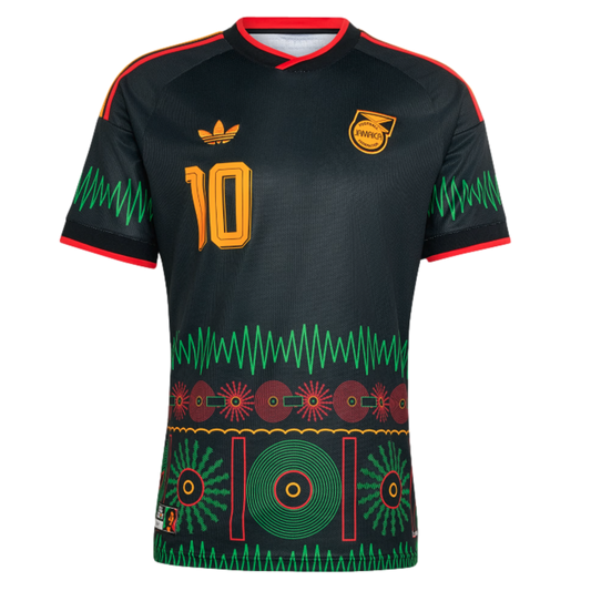 Adidas Jamaica 2026 Bob Marley #10 Away Jersey