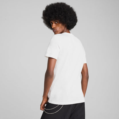 Puma Men's Ferrari Race Tonal Big Shield Tee Apparel - Puma White