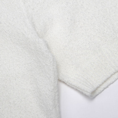 Textured S/S Polo Sweater