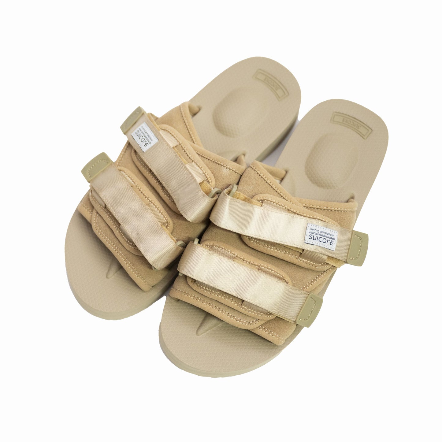 Suicoke Moto Beige Sandals