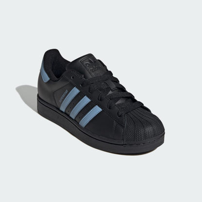 Adidas Men's Superstar Ii Shoes - Black Ash / Blue